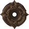 Ekena Millwork Attica PVC Ceiling Medallion (Canopies up to 7 3/4"), 22"OD x 3 1/2"ID x 1"P, Metallic Antique Brass CMP22ATCAB - alternate 1